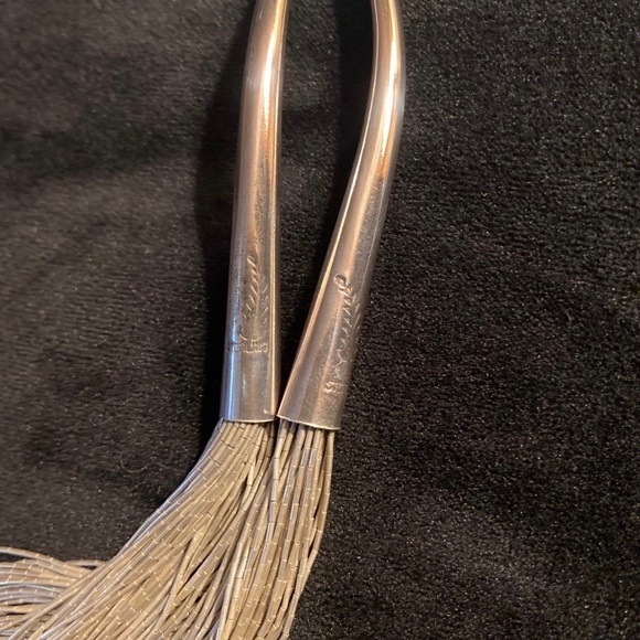 Vintage Liquid Silver Sterling Silver Necklace Authentic - Picture 3 of 4